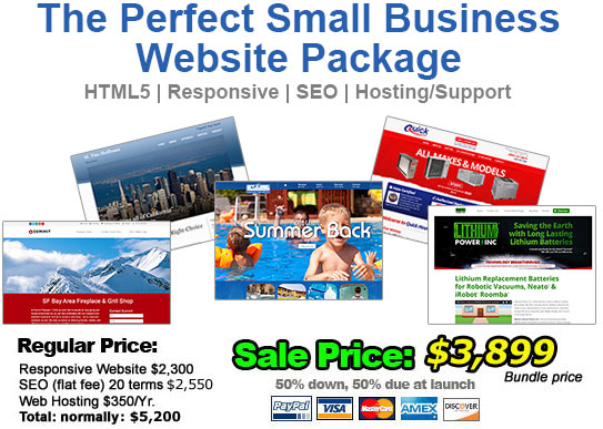 Small business web design Bay Area