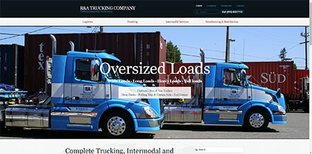 trucking-web-design