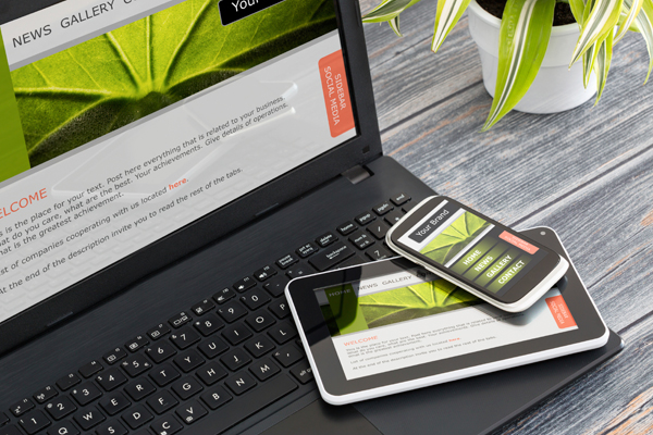 Mobile Devices with Responsive Websites