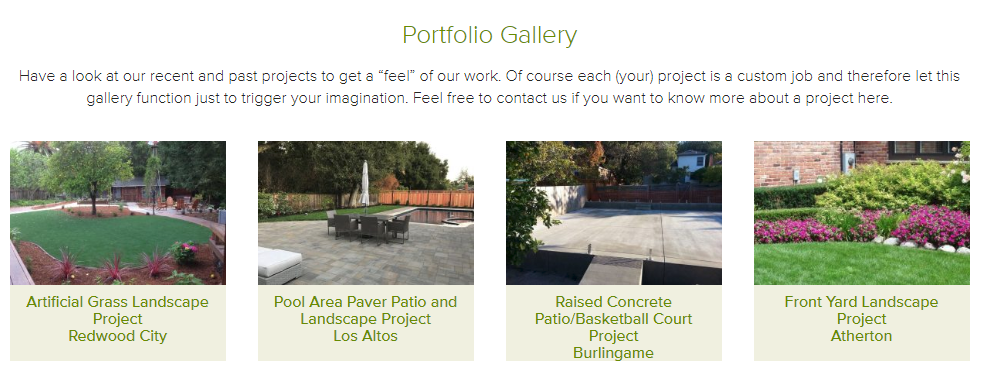 Ideal Landscape Gallery KO Websites