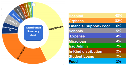 DRF Charity Financial Chart KO Website Design